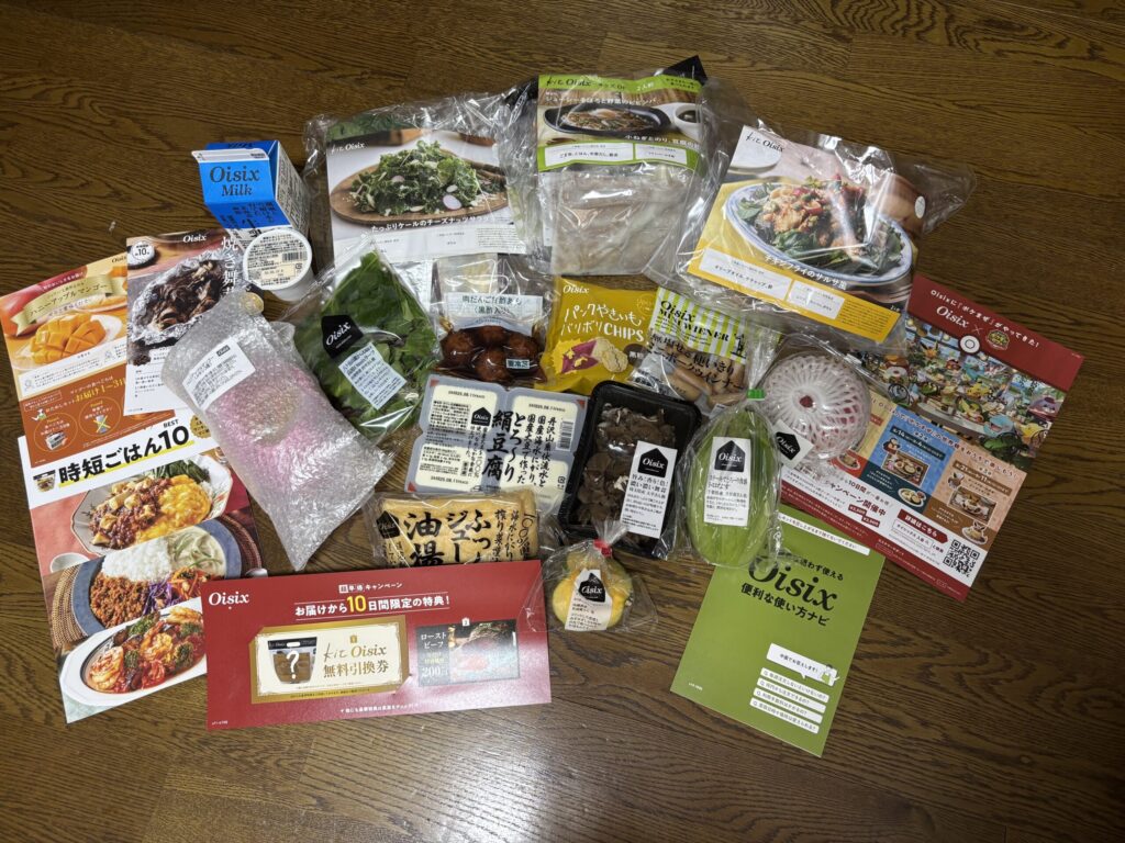 オイシックスお試しセットの実際の写真